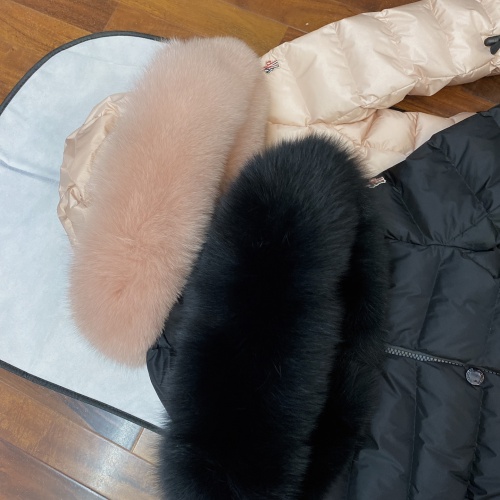 Cheap Moncler Down Feather Coat Long Sleeved For Women #1256993 Replica Wholesale [$247.93 USD] [ITEM#1256993] on Replica Moncler Down Feather Coat