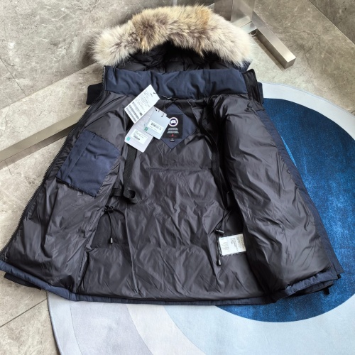 Cheap Canada Goose Down Feather Coat Long Sleeved For Women #1257000 Replica Wholesale [$170.00 USD] [ITEM#1257000] on Replica Canada Goose Down Feather Coat