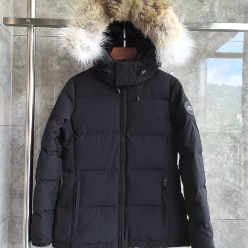 Cheap Canada Goose Down Feather Coat Long Sleeved For Women #1257002 Replica Wholesale [$170.00 USD] [ITEM#1257002] on Replica Canada Goose Down Feather Coat