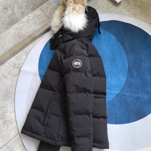 Cheap Canada Goose Down Feather Coat Long Sleeved For Women #1257002 Replica Wholesale [$170.00 USD] [ITEM#1257002] on Replica Canada Goose Down Feather Coat