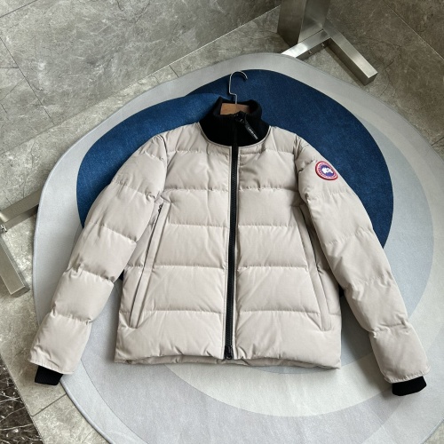 Cheap Canada Goose Down Feather Coat Long Sleeved For Men #1257003 Replica Wholesale [$170.00 USD] [ITEM#1257003] on Replica Canada Goose Down Feather Coat