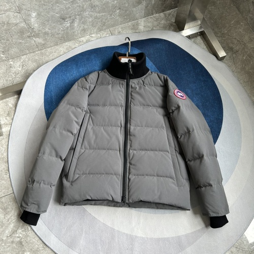 Cheap Canada Goose Down Feather Coat Long Sleeved For Men #1257004 Replica Wholesale [$170.00 USD] [ITEM#1257004] on Replica Canada Goose Down Feather Coat