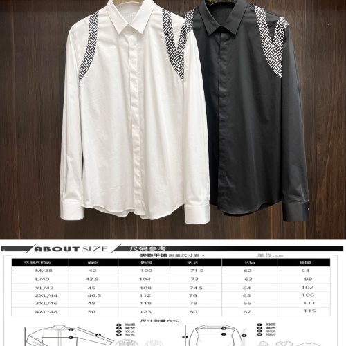 Cheap Givenchy Shirts Long Sleeved For Men #1257018 Replica Wholesale [$92.00 USD] [ITEM#1257018] on Replica Givenchy Shirts