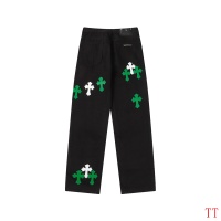 Cheap Chrome Hearts Jeans For Men #1247835 Replica Wholesale [$56.00 USD] [ITEM#1247835] on Replica Chrome Hearts Jeans