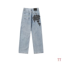 Cheap Chrome Hearts Jeans For Men #1247840 Replica Wholesale [$56.00 USD] [ITEM#1247840] on Replica Chrome Hearts Jeans