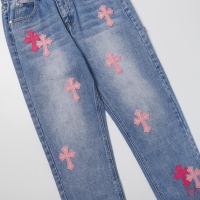 Cheap Chrome Hearts Jeans For Men #1247873 Replica Wholesale [$56.00 USD] [ITEM#1247873] on Replica Chrome Hearts Jeans