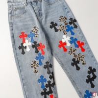 Cheap Chrome Hearts Jeans For Men #1247876 Replica Wholesale [$60.00 USD] [ITEM#1247876] on Replica Chrome Hearts Jeans