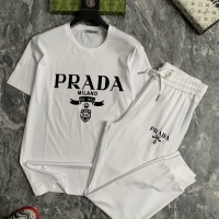 Cheap Prada Tracksuits Short Sleeved For Men #1249645 Replica Wholesale [$64.00 USD] [ITEM#1249645] on Replica Prada Tracksuits