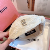 Cheap MIU MIU Headband For Women #1249835 Replica Wholesale [$27.00 USD] [ITEM#1249835] on Replica MIU MIU Headband