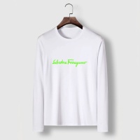 Salvatore Ferragamo T-Shirts Long Sleeved For Men #1250784