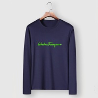 Cheap Salvatore Ferragamo T-Shirts Long Sleeved For Men #1250786 Replica Wholesale [$29.00 USD] [ITEM#1250786] on Replica Salvatore Ferragamo T-Shirts