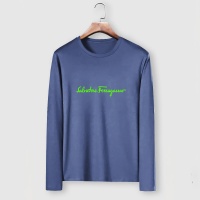 Cheap Salvatore Ferragamo T-Shirts Long Sleeved For Men #1250787 Replica Wholesale [$29.00 USD] [ITEM#1250787] on Replica Salvatore Ferragamo T-Shirts