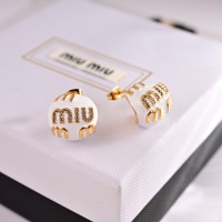 Cheap MIU MIU Earrings For Women #1252023 Replica Wholesale [$27.00 USD] [ITEM#1252023] on Replica MIU MIU Earrings