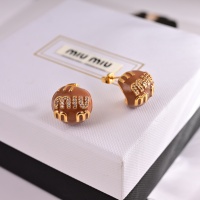 Cheap MIU MIU Earrings For Women #1252024 Replica Wholesale [$27.00 USD] [ITEM#1252024] on Replica MIU MIU Earrings