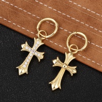 Cheap Chrome Hearts Earrings For Women #1252530 Replica Wholesale [$32.00 USD] [ITEM#1252530] on Replica Chrome Hearts Earrings