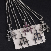 Cheap Chrome Hearts Necklaces #1253929 Replica Wholesale [$39.00 USD] [ITEM#1253929] on Replica Chrome Hearts Necklaces