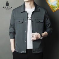 Cheap Prada Jackets Long Sleeved For Men #1254326 Replica Wholesale [$60.00 USD] [ITEM#1254326] on Replica Prada Jackets