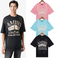 Cheap Amiri T-Shirts Short Sleeved For Unisex #1255236 Replica Wholesale [$34.00 USD] [ITEM#1255236] on Replica Amiri T-Shirts