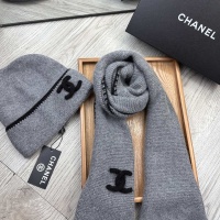 Cheap Chanel Hat and Scarf Set #1255338 Replica Wholesale [$52.00 USD] [ITEM#1255338] on Replica Chanel Hat and Scarf and Glove Set