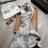 Cheap Chanel Hat and Scarf Set #1255367 Replica Wholesale [$52.00 USD] [ITEM#1255367] on Replica Chanel Hat and Scarf and Glove Set