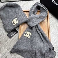 Cheap Chanel Hat and Scarf Set #1255398 Replica Wholesale [$52.00 USD] [ITEM#1255398] on Replica Chanel Hat and Scarf and Glove Set