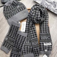 Cheap Christian Dior Hat and Scarf and Glove Set #1255414 Replica Wholesale [$72.00 USD] [ITEM#1255414] on Replica Christian Dior Hat and Scarf and Glove Set