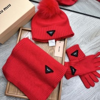 Cheap MIU MIU Hat and Scarf and Glove Set #1255567 Replica Wholesale [$76.00 USD] [ITEM#1255567] on Replica MIU MIU Hat and Scarf and Glove Set