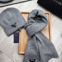 Cheap Prada Hat and Scarf Set #1255643 Replica Wholesale [$52.00 USD] [ITEM#1255643] on Replica Prada Hat and Scarf and Glove Set