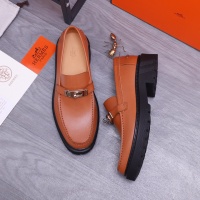 Cheap Hermes Leather Shoes For Men #1255713 Replica Wholesale [$115.00 USD] [ITEM#1255713] on Replica Hermes Leather Shoes