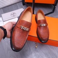 Cheap Hermes Leather Shoes For Men #1255714 Replica Wholesale [$115.00 USD] [ITEM#1255714] on Replica Hermes Leather Shoes