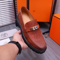 Cheap Hermes Leather Shoes For Men #1255714 Replica Wholesale [$115.00 USD] [ITEM#1255714] on Replica Hermes Leather Shoes