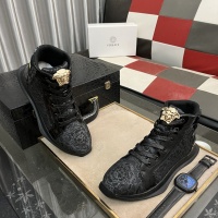 Cheap Versace High Tops Shoes For Men #1255818 Replica Wholesale [$76.00 USD] [ITEM#1255818] on Replica Versace High Tops Shoes