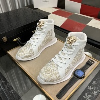 Cheap Versace High Tops Shoes For Men #1255831 Replica Wholesale [$76.00 USD] [ITEM#1255831] on Replica Versace High Tops Shoes