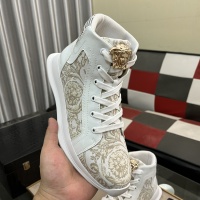 Cheap Versace High Tops Shoes For Men #1255831 Replica Wholesale [$76.00 USD] [ITEM#1255831] on Replica Versace High Tops Shoes