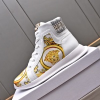 Cheap Versace High Tops Shoes For Men #1255967 Replica Wholesale [$88.00 USD] [ITEM#1255967] on Replica Versace High Tops Shoes