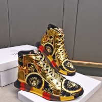 Cheap Versace High Tops Shoes For Men #1255968 Replica Wholesale [$88.00 USD] [ITEM#1255968] on Replica Versace High Tops Shoes