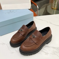 Cheap Prada Leather Shoes For Women #1256346 Replica Wholesale [$105.00 USD] [ITEM#1256346] on Replica Prada Leather Shoes