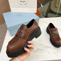 Cheap Prada Leather Shoes For Women #1256346 Replica Wholesale [$105.00 USD] [ITEM#1256346] on Replica Prada Leather Shoes