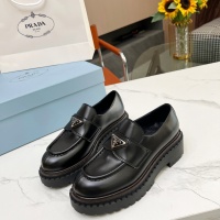 Cheap Prada Leather Shoes For Women #1256347 Replica Wholesale [$105.00 USD] [ITEM#1256347] on Replica Prada Leather Shoes