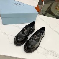 Cheap Prada Leather Shoes For Women #1256347 Replica Wholesale [$105.00 USD] [ITEM#1256347] on Replica Prada Leather Shoes