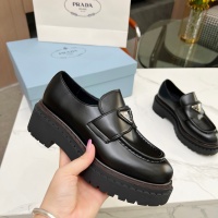 Cheap Prada Leather Shoes For Women #1256347 Replica Wholesale [$105.00 USD] [ITEM#1256347] on Replica Prada Leather Shoes