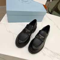 Cheap Prada Leather Shoes For Women #1256348 Replica Wholesale [$105.00 USD] [ITEM#1256348] on Replica Prada Leather Shoes