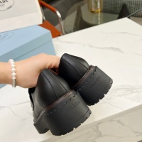 Cheap Prada Leather Shoes For Women #1256348 Replica Wholesale [$105.00 USD] [ITEM#1256348] on Replica Prada Leather Shoes