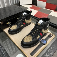 Cheap Gucci High Tops Shoes For Men #1256408 Replica Wholesale [$80.00 USD] [ITEM#1256408] on Replica Gucci High Tops Shoes