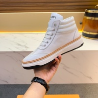 Cheap Prada High Top Shoes For Men #1256410 Replica Wholesale [$80.00 USD] [ITEM#1256410] on Replica Prada High Top Shoes