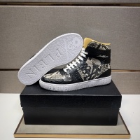 Cheap Philipp Plein PP High Tops Shoes For Men #1256610 Replica Wholesale [$102.00 USD] [ITEM#1256610] on Replica Philipp Plein PP High Tops Shoes