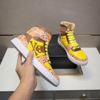 Cheap Philipp Plein PP High Tops Shoes For Men #1256613 Replica Wholesale [$102.00 USD] [ITEM#1256613] on Replica Philipp Plein PP High Tops Shoes