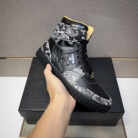 Cheap Philipp Plein PP High Tops Shoes For Men #1256615 Replica Wholesale [$102.00 USD] [ITEM#1256615] on Replica Philipp Plein PP High Tops Shoes