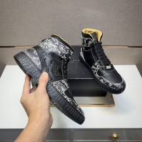 Cheap Philipp Plein PP High Tops Shoes For Men #1256615 Replica Wholesale [$102.00 USD] [ITEM#1256615] on Replica Philipp Plein PP High Tops Shoes