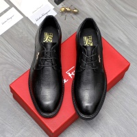 Cheap Salvatore Ferragamo Leather Shoes For Men #1256681 Replica Wholesale [$82.00 USD] [ITEM#1256681] on Replica Salvatore Ferragamo Leather Shoes